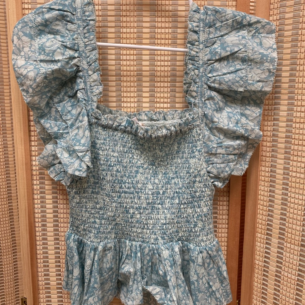 Anthropologie Ruffle Top